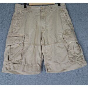 Polo Ralph Lauren Shorts Adult 33 Tan Cargo Khaki Casual Outdoor Pockets Beige